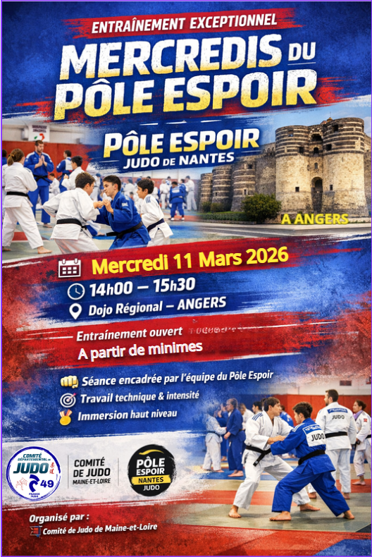 Mercredi du Pole Espoir à Angers