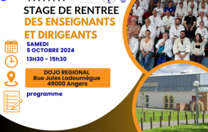 Stage de rentrée des enseignants et dirigeants