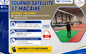 Tournoi satellite Benjamins JC Macairois