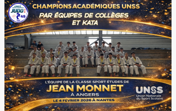 Classe Sport Etudes 49 Championne Académique 2026